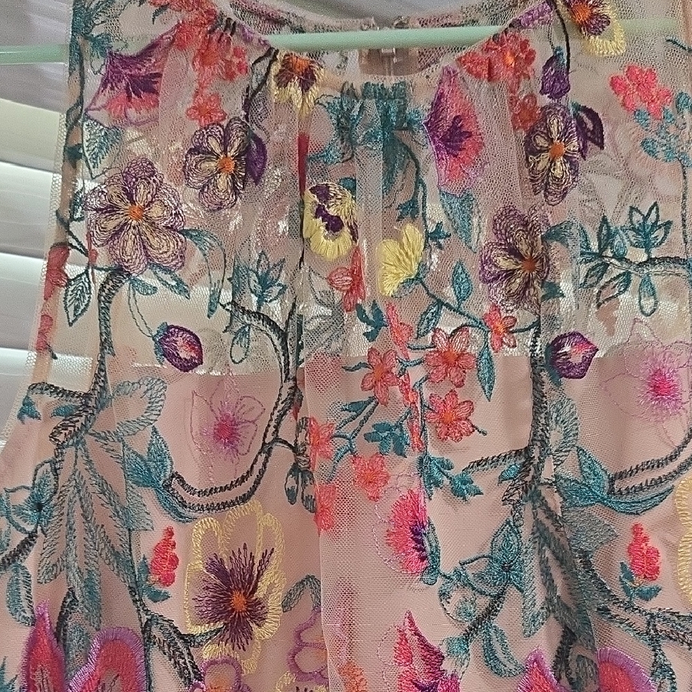 NWT Adrianna Papell Floral Midi Dress - Multicolor - Picture 2 of 2